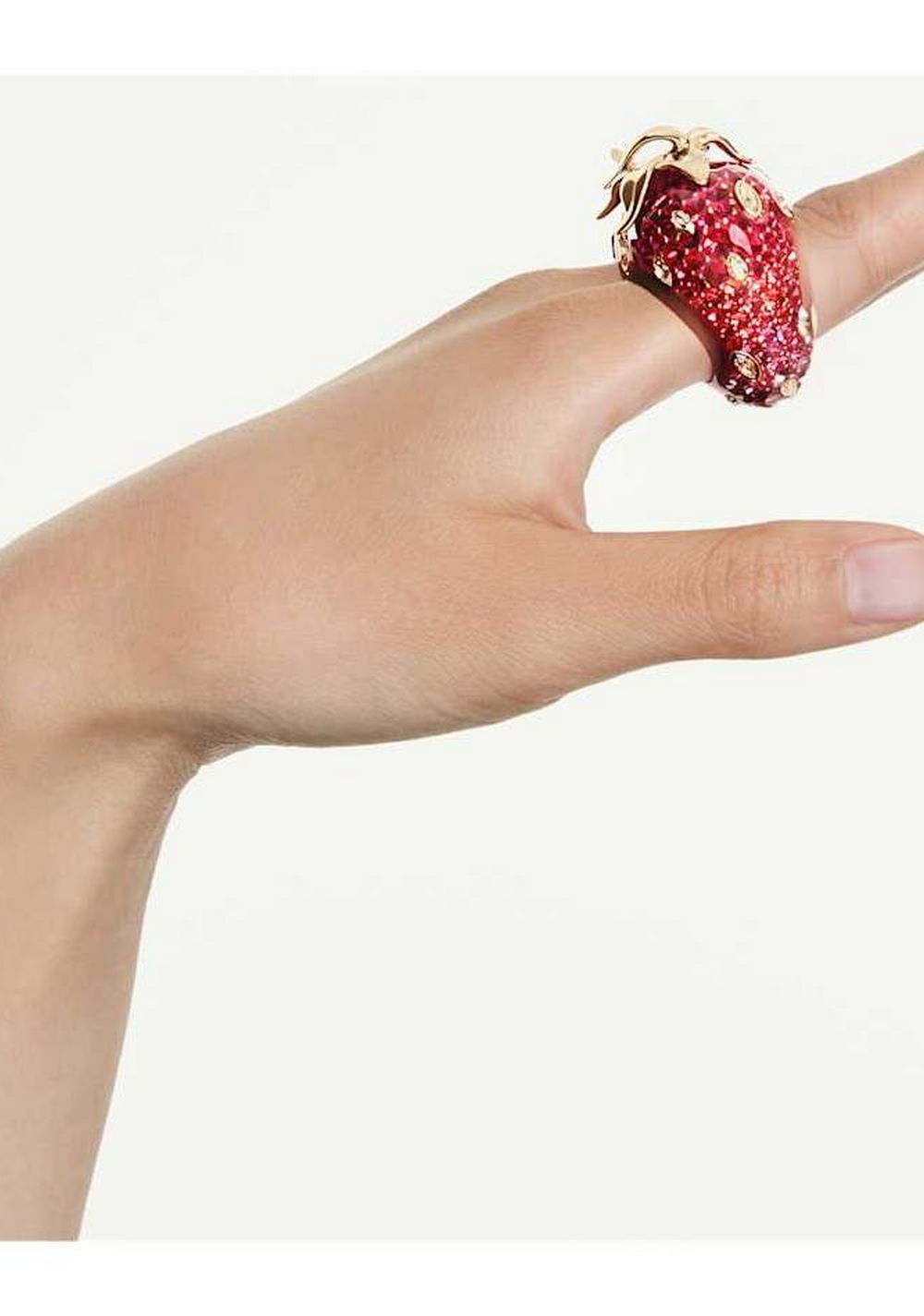 Anillo con Motivo Idyllia Rojo Swarovski 4