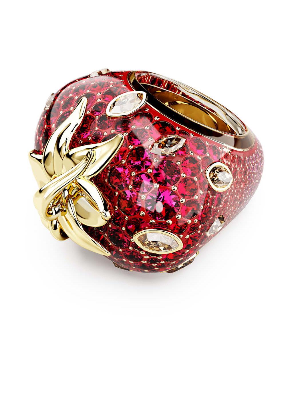 Anillo con Motivo Idyllia Rojo Swarovski Imagen Principal