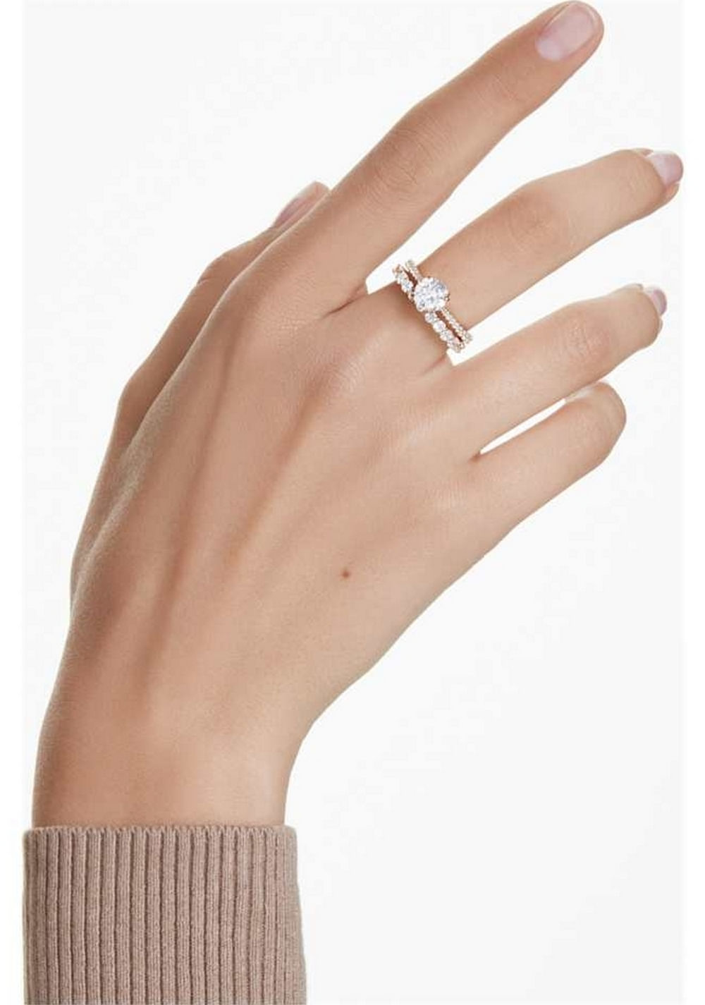 Anillo Stilla Conjunto Swarovski 7