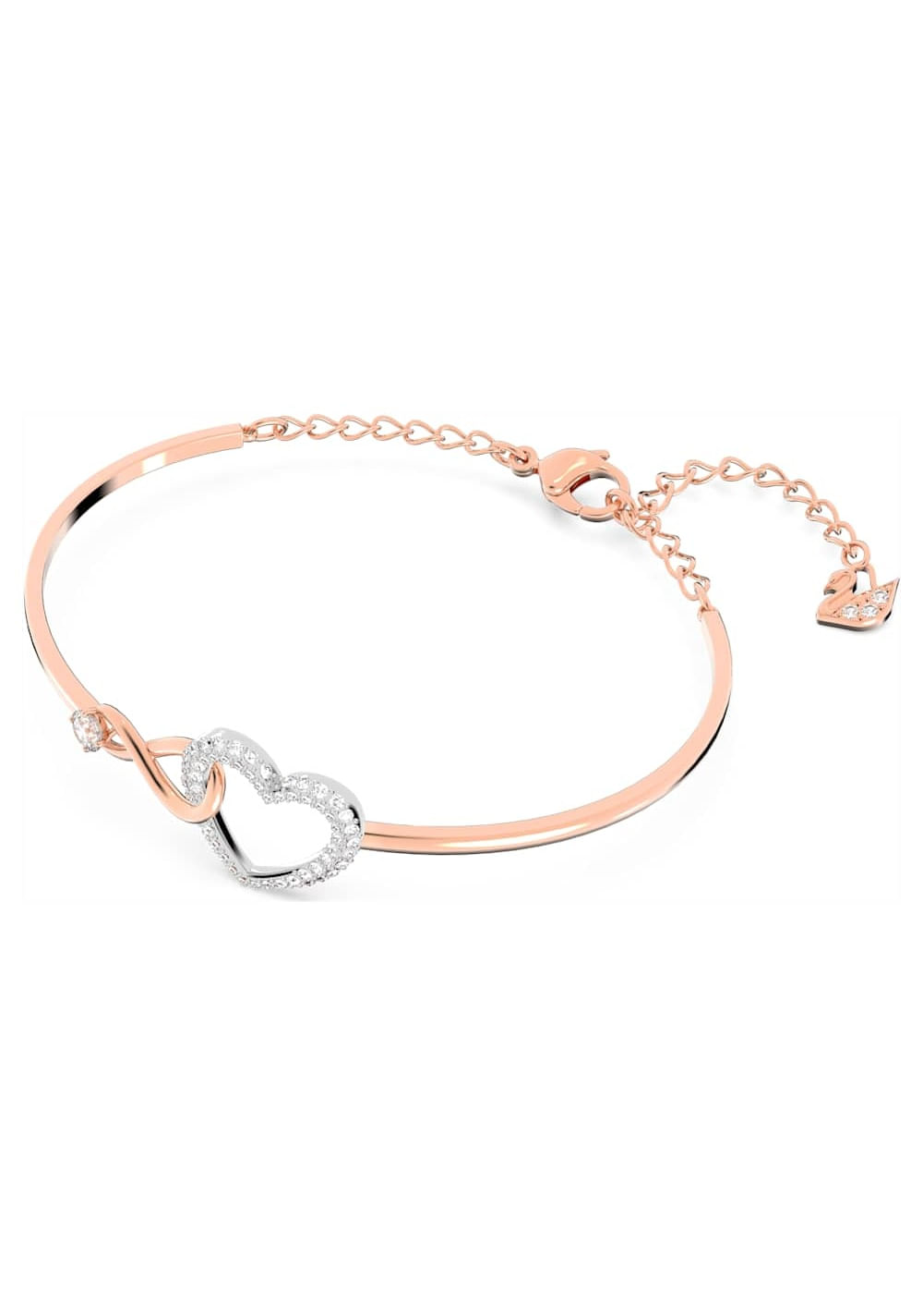 Brazalete Hyperbola Infinity y Corazón Swarovski 2