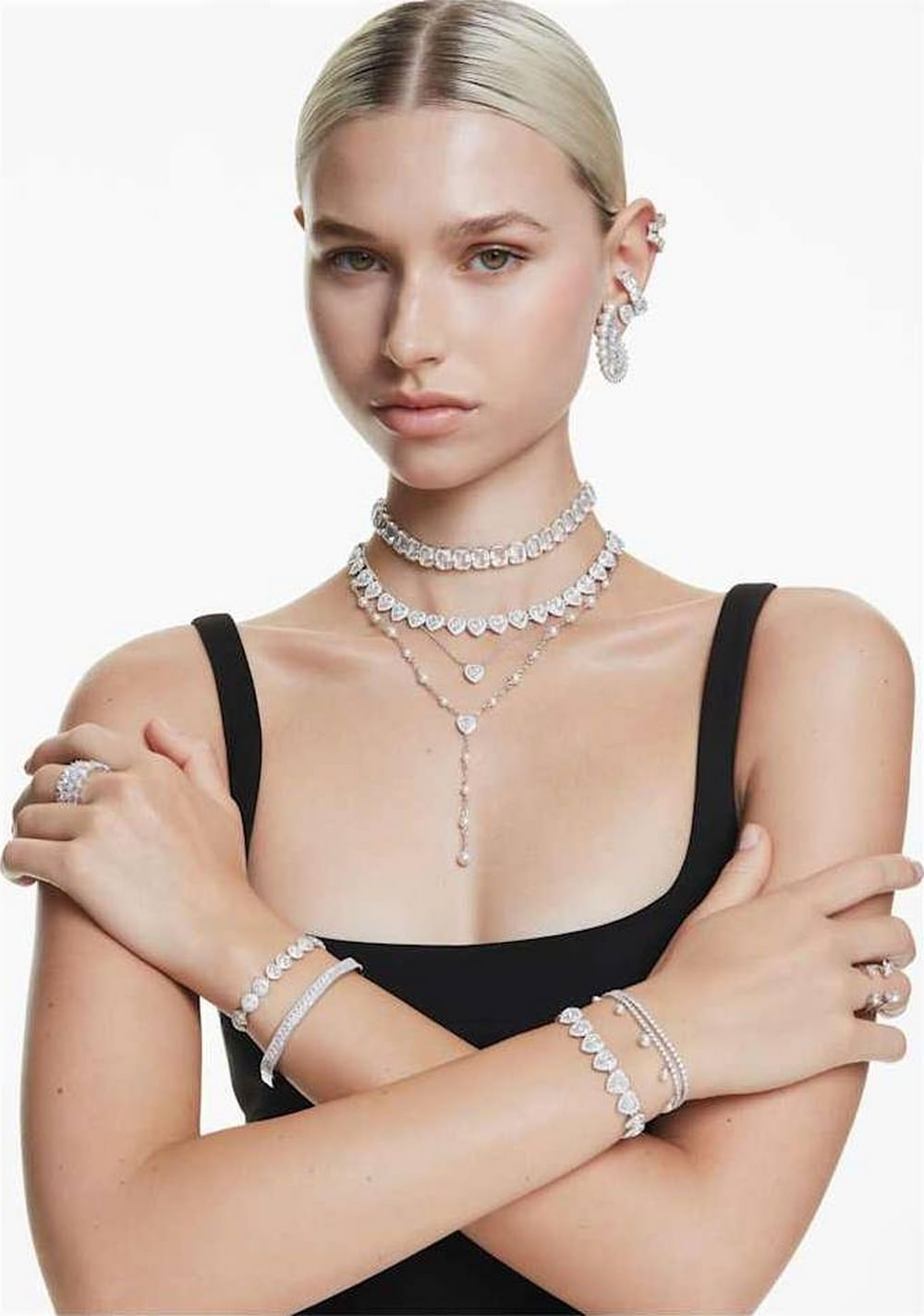 Collar en y Ariana Grande Swarovski 6