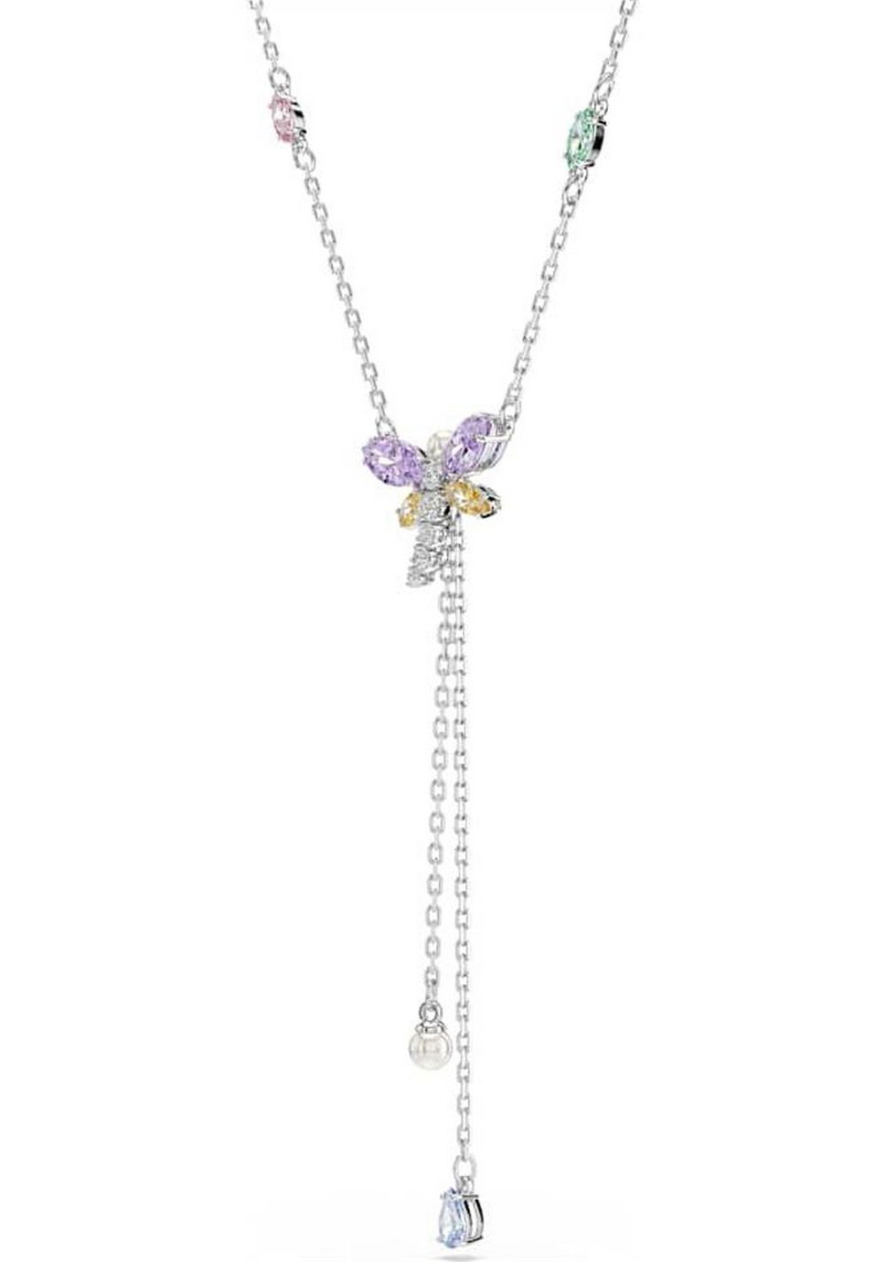 Collar en y Ariana Grande X Multicolor Swarovski 2