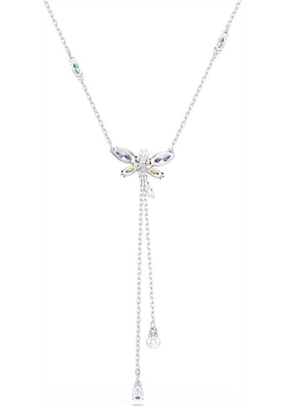 Collar en y Ariana Grande X Multicolor Swarovski 4