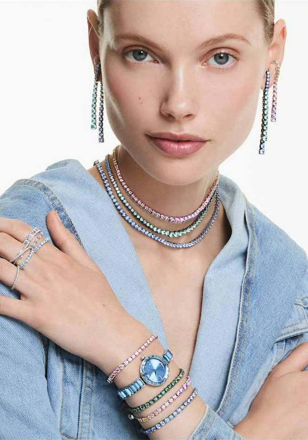 Collar Matrix Multicolor Swarovski 5