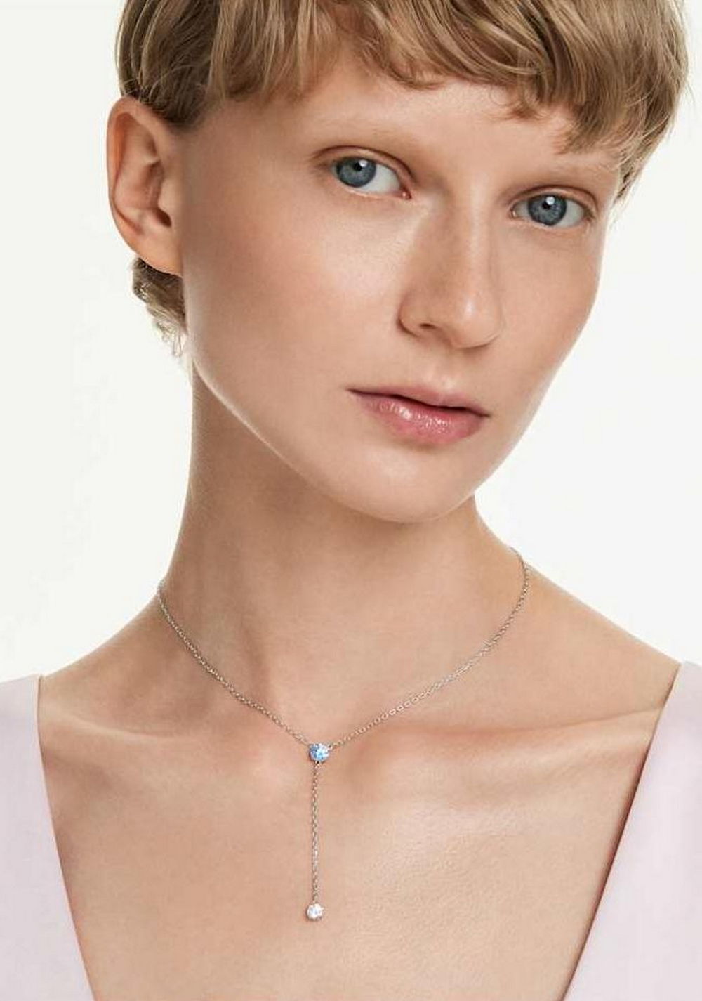 Collar en y Stilla Attract Swarovski 5