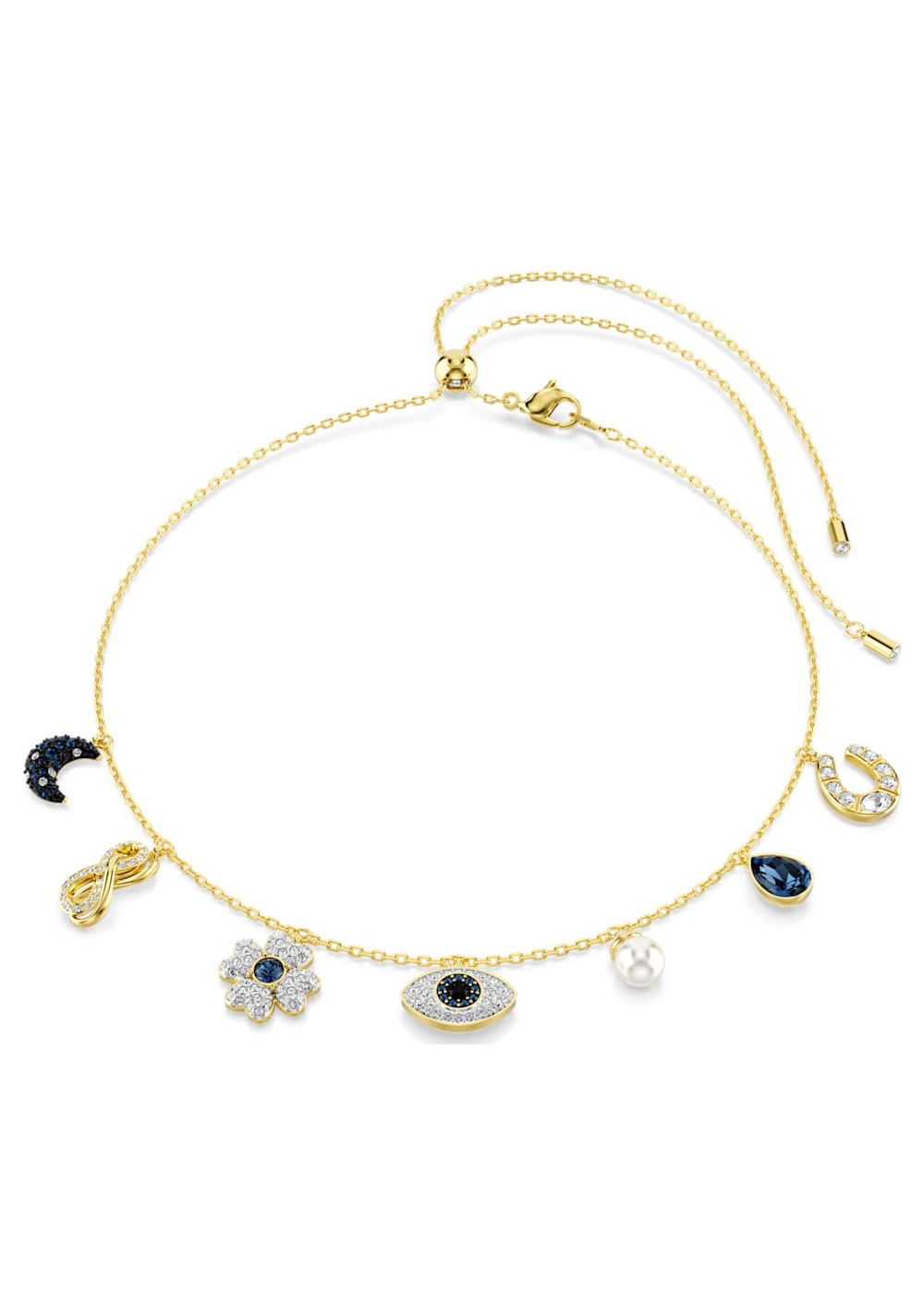 Collar Symbolica Azul Swarovski
