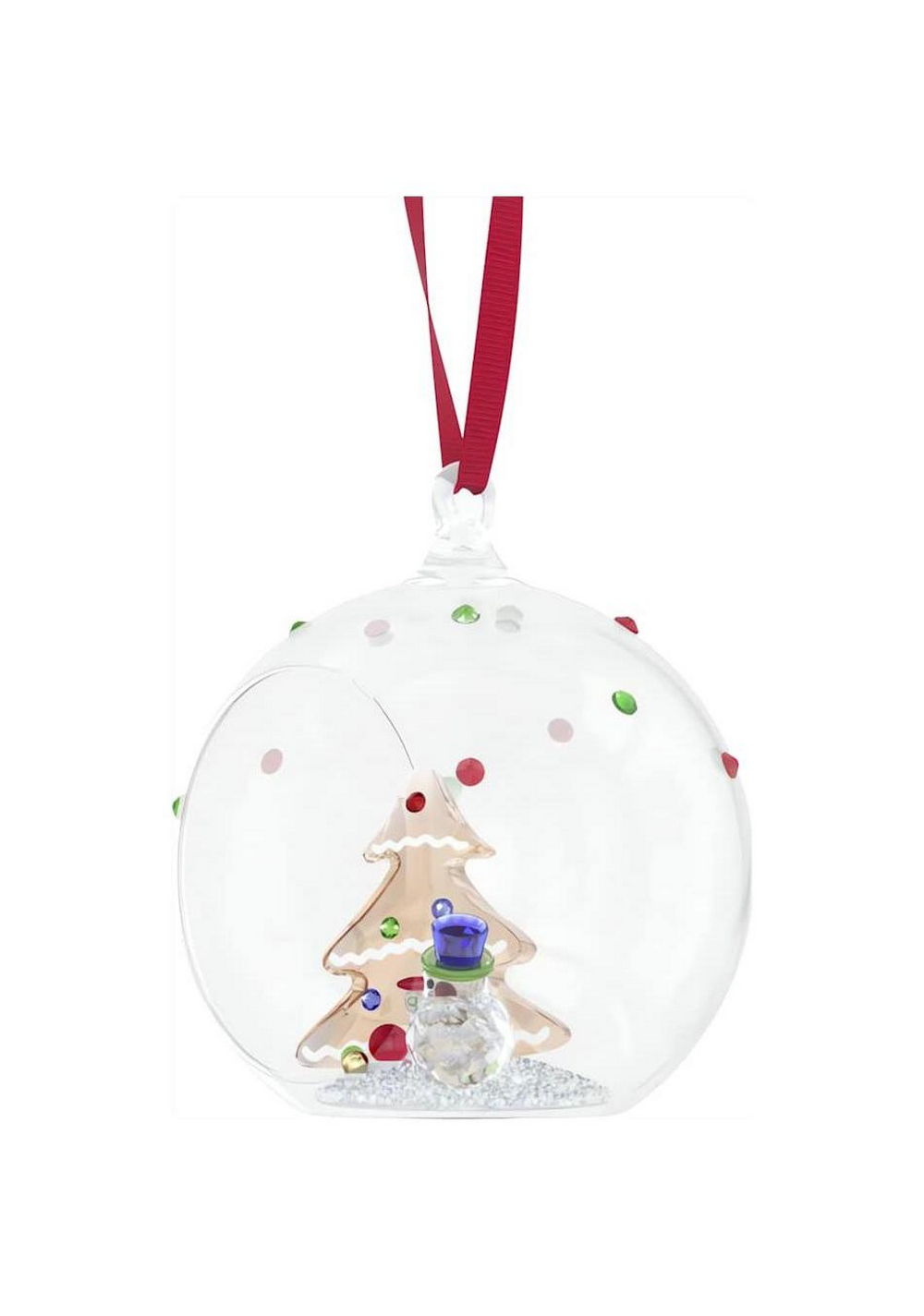 Holiday Cheers Decoración Bola Árbol y Muñeco de Nieve Swarovski 2