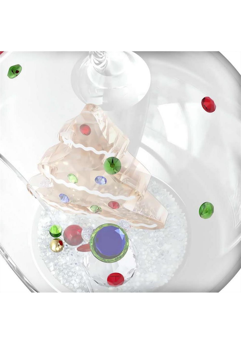 Holiday Cheers Decoración Bola Árbol y Muñeco de Nieve Swarovski 3