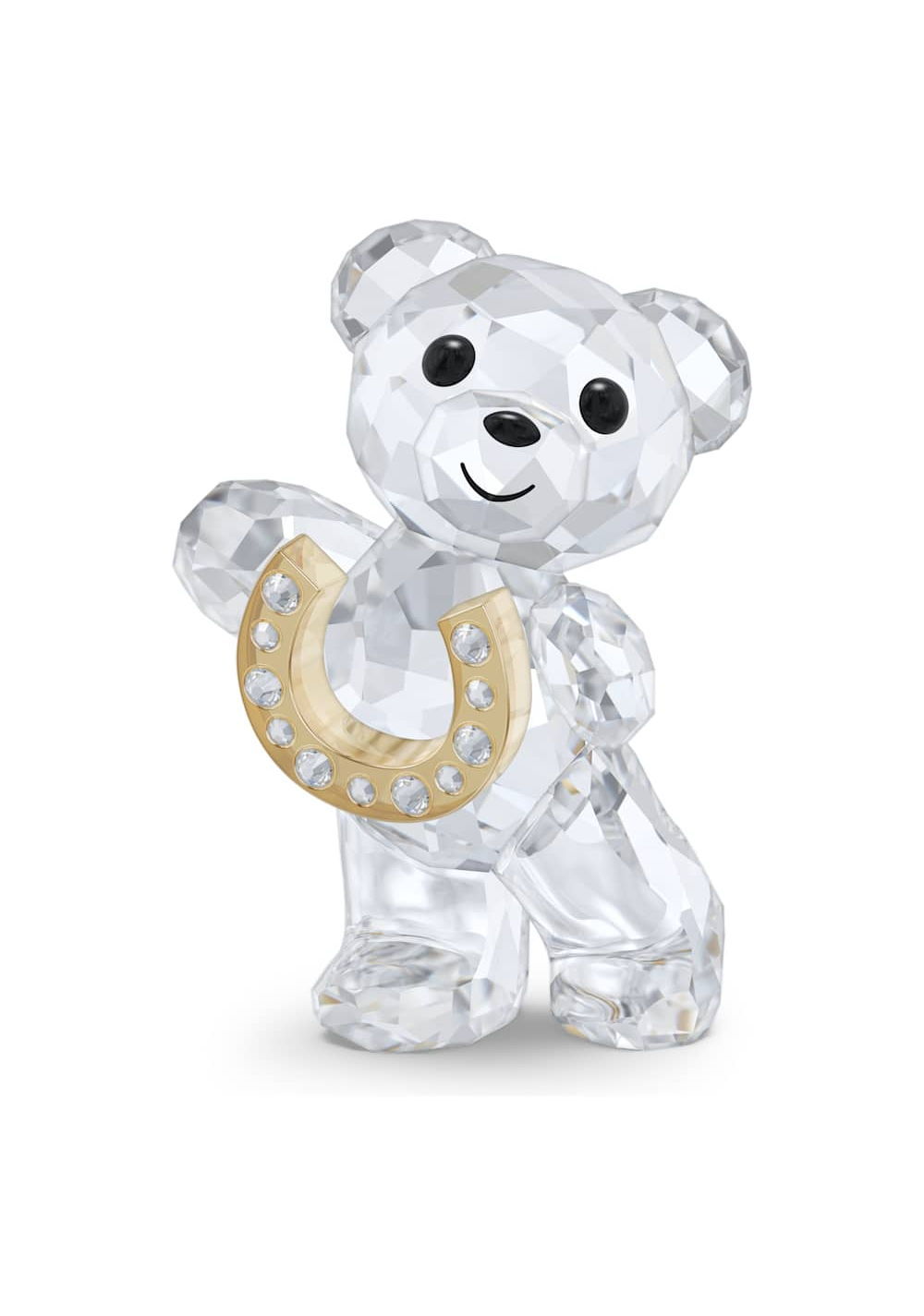 Oso Kris Herradura de la Suerte Blanco Swarovski Imagen Principal