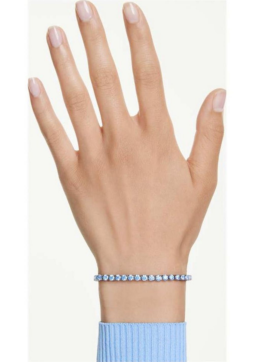 Pulsera Tennis Matrix Azul Swarovski 4