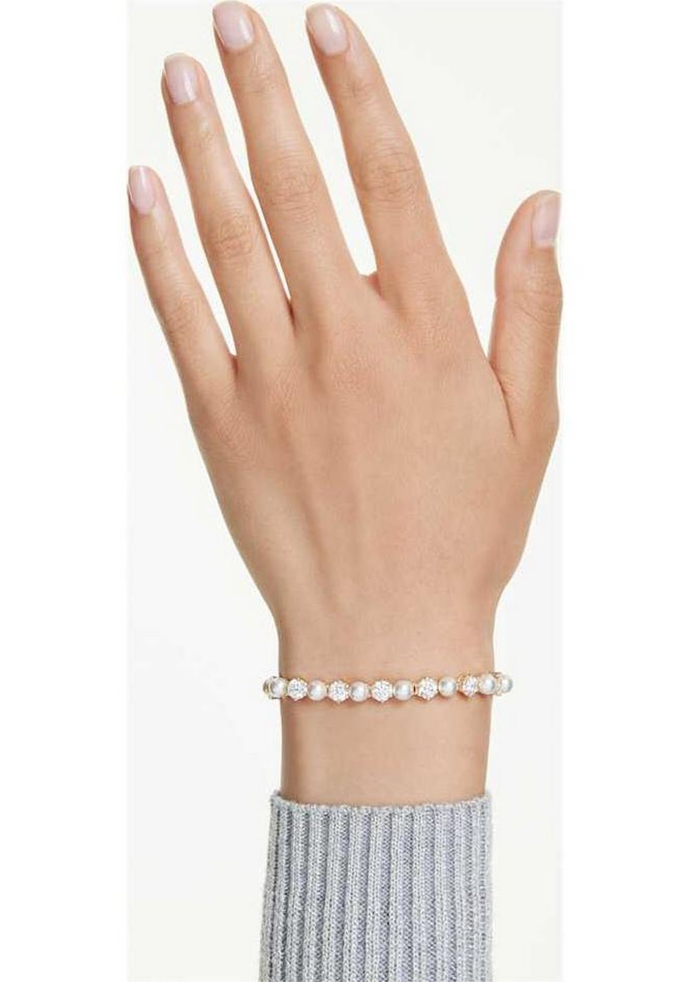 Pulsera Tennis Matrix Blanco Swarovski 4