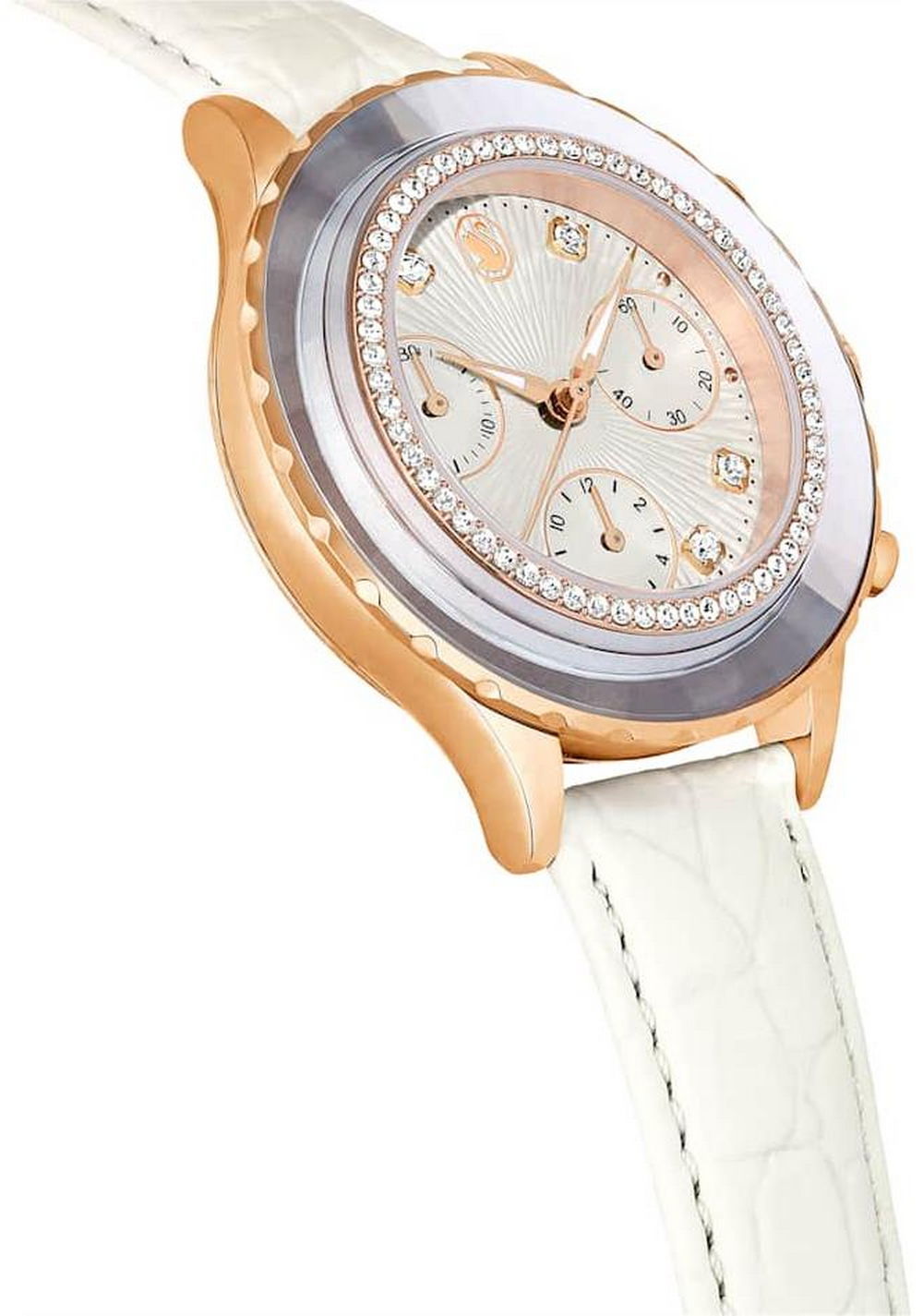 Reloj Octea Chrono Blanco Swarovski 2