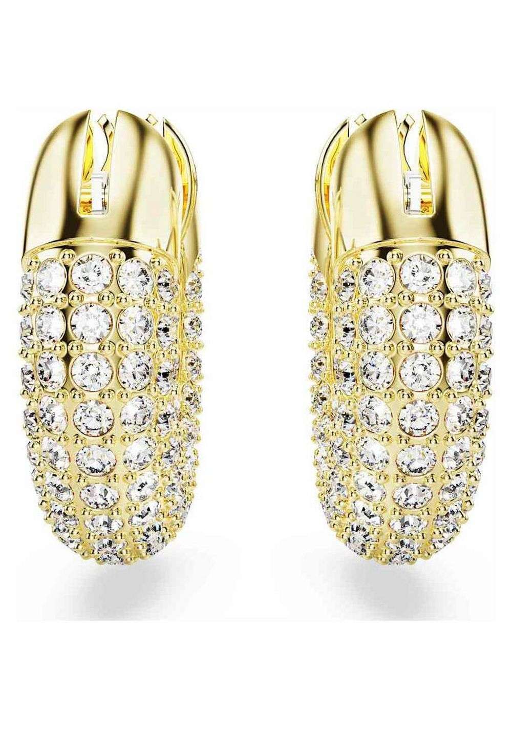Zarcillos de Aro Dextera Swarovski 2