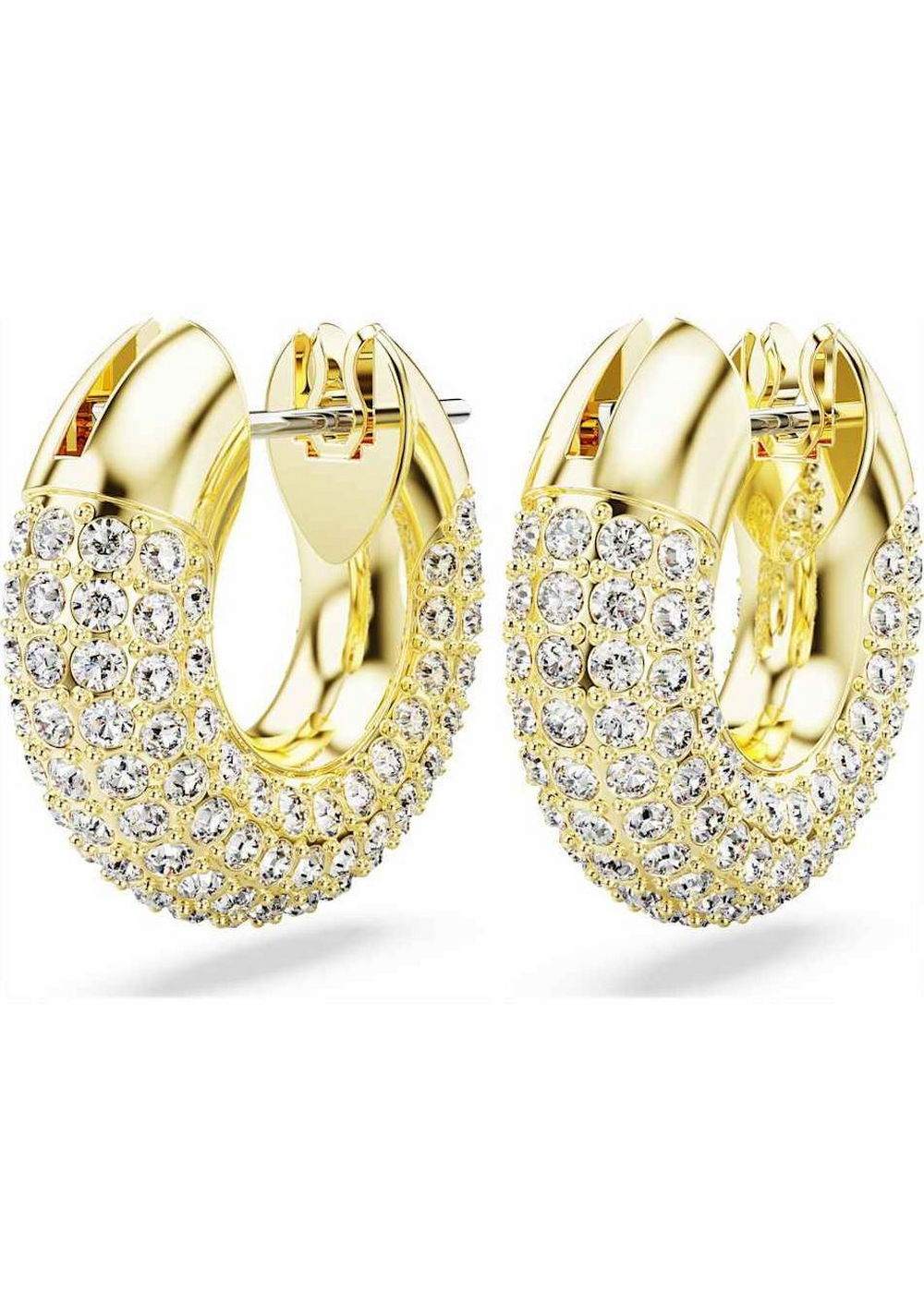 Zarcillos de Aro Dextera Swarovski 3