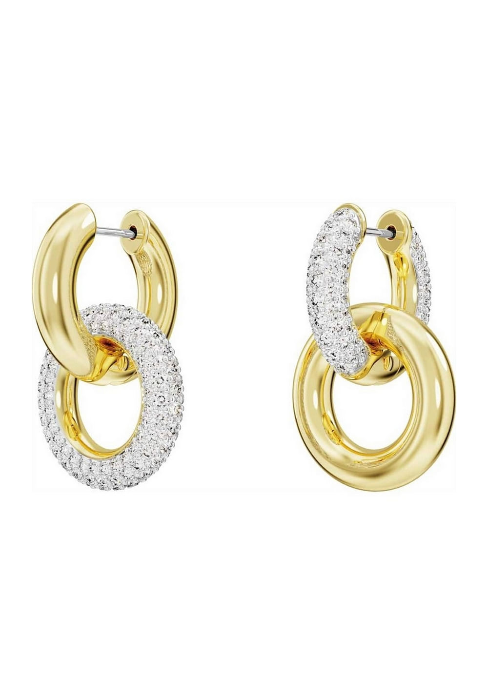 Zarcillos de Aro Dextera Swarovski 3