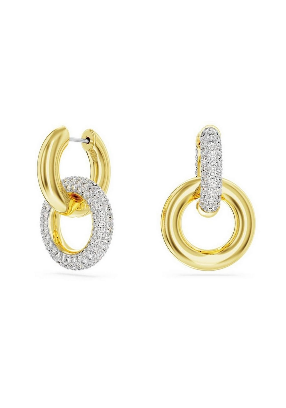 Zarcillos de Aro Dextera Swarovski Imagen Principal