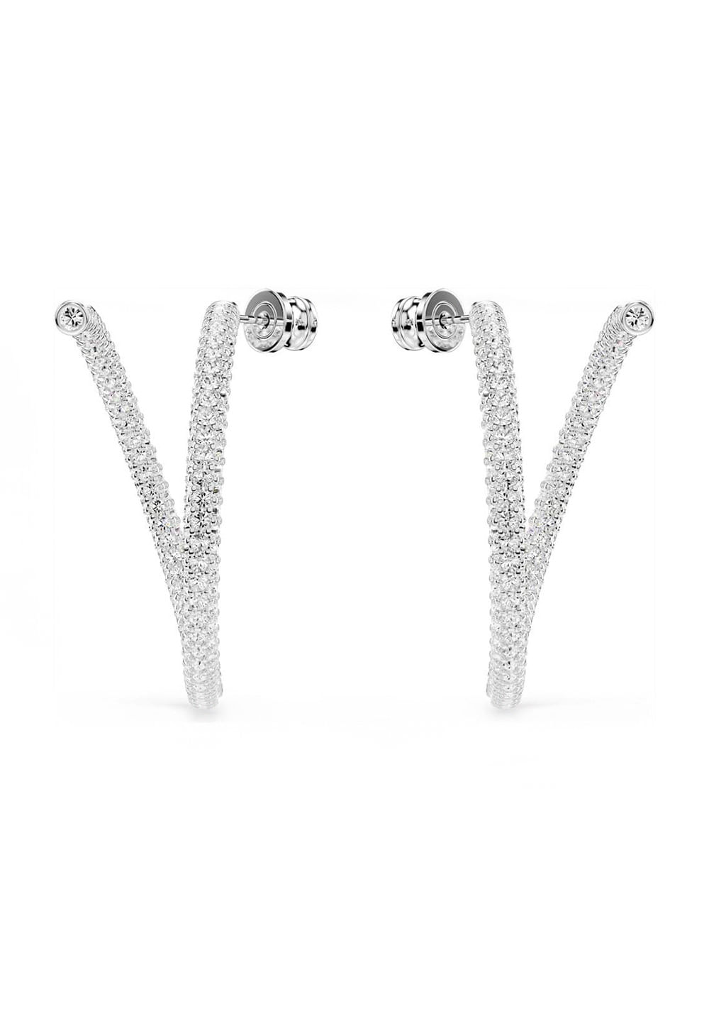 Zarcillos de Aro Dextera Swarovski 2