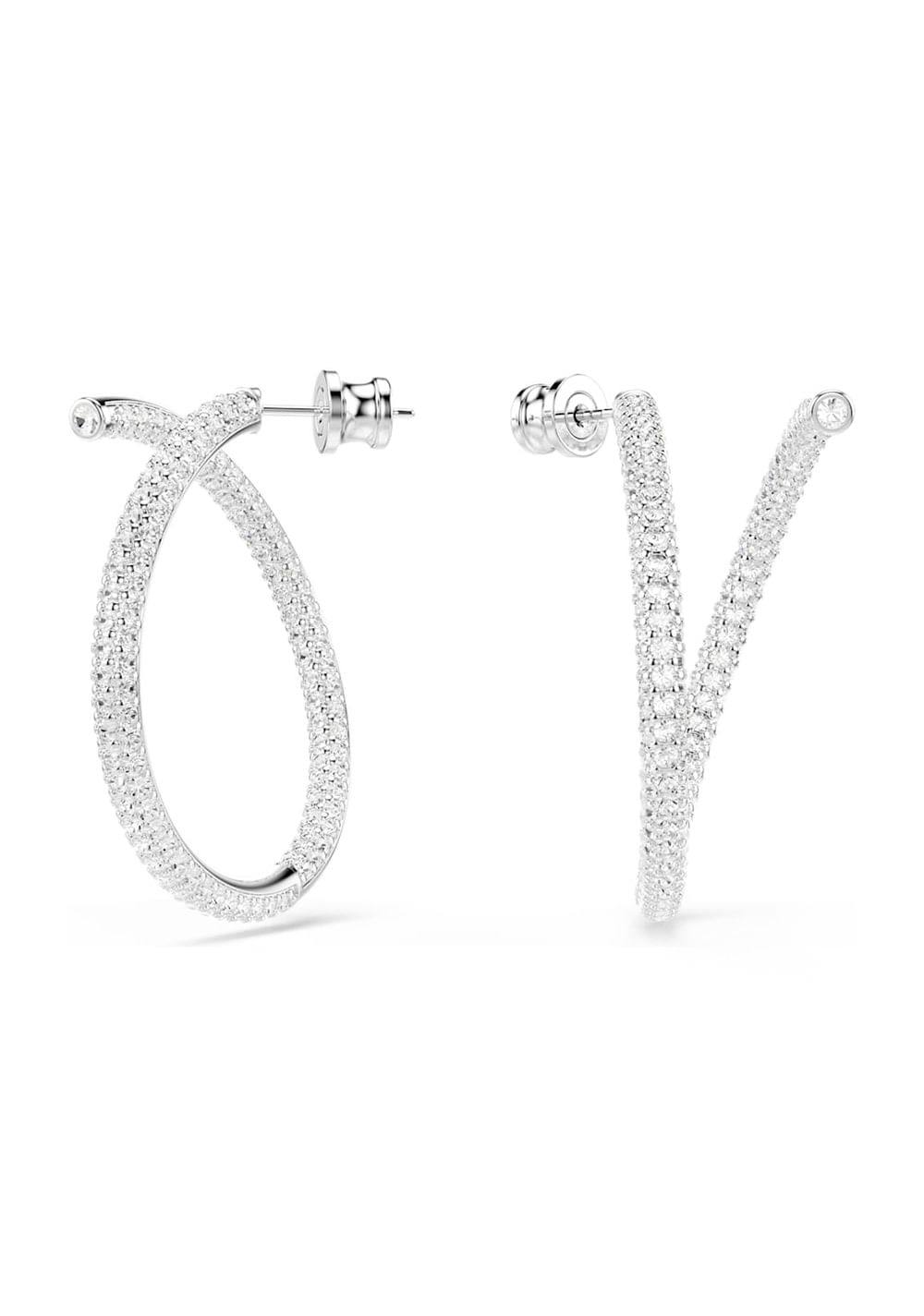Zarcillos de Aro Dextera Swarovski Imagen Principal
