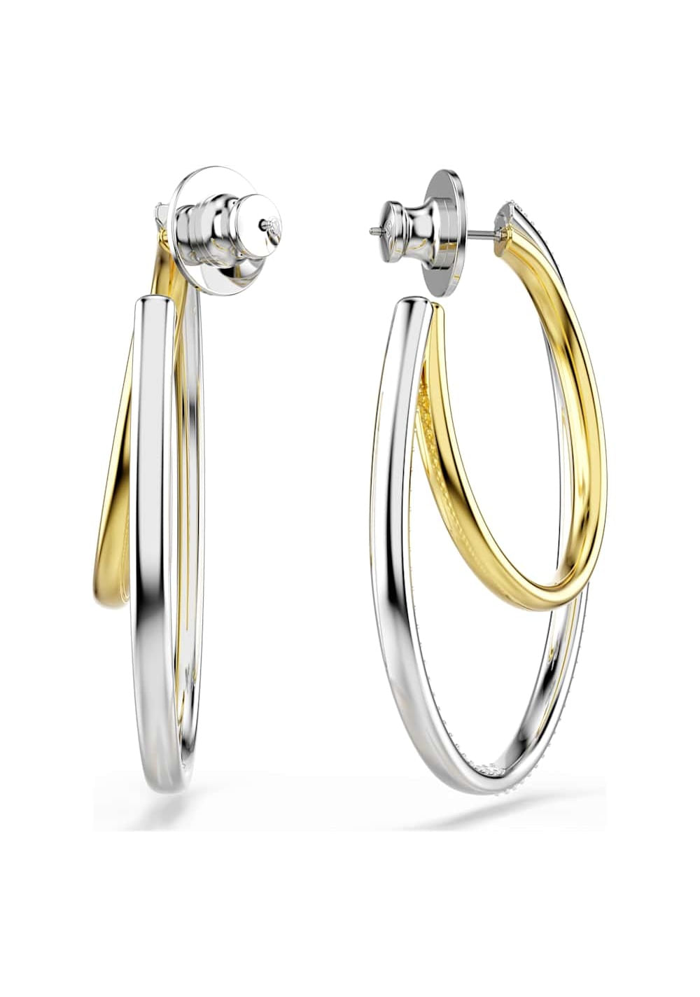 Zarcillos de Aro Hyperbola Swarovski 4
