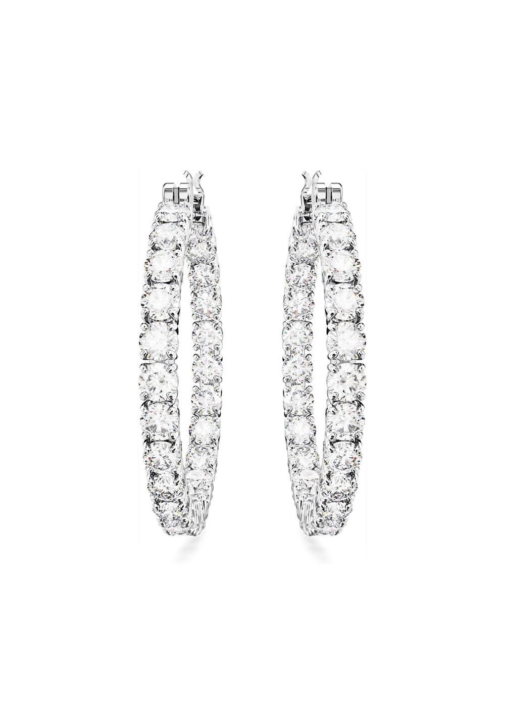 Zarcillos de Aro Matrix Swarovski 2