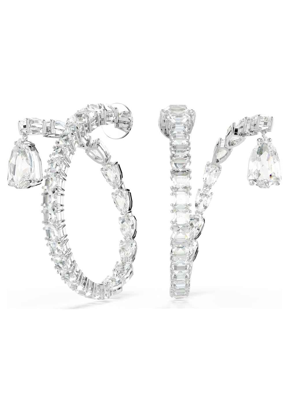 Zarcillos de Aro Matrix Swarovski 2