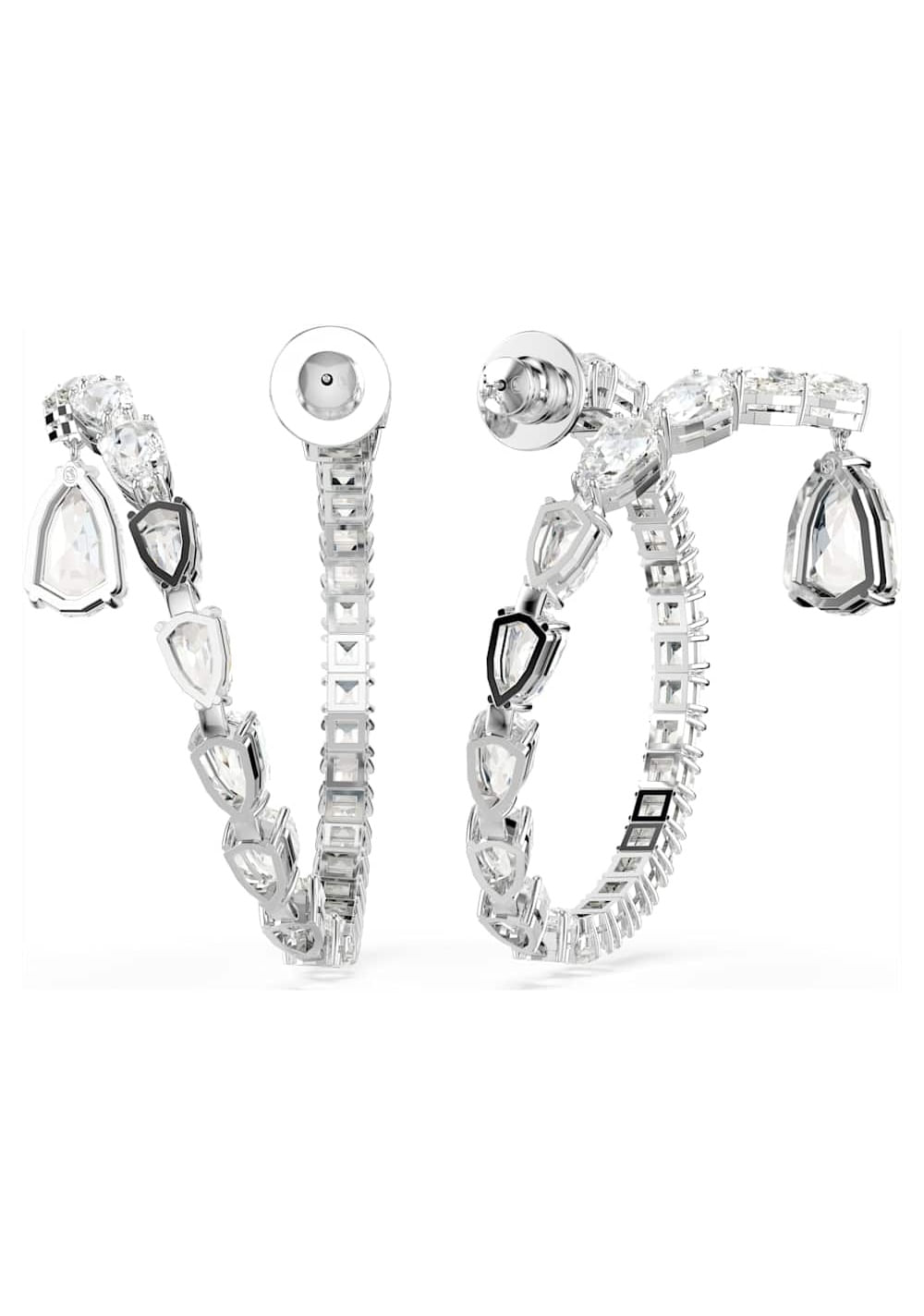 Zarcillos de Aro Matrix Swarovski 4