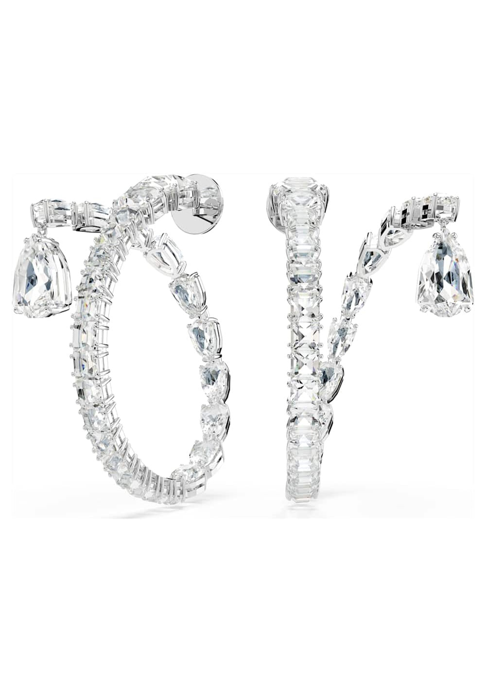 Zarcillos de Aro Matrix Swarovski 5