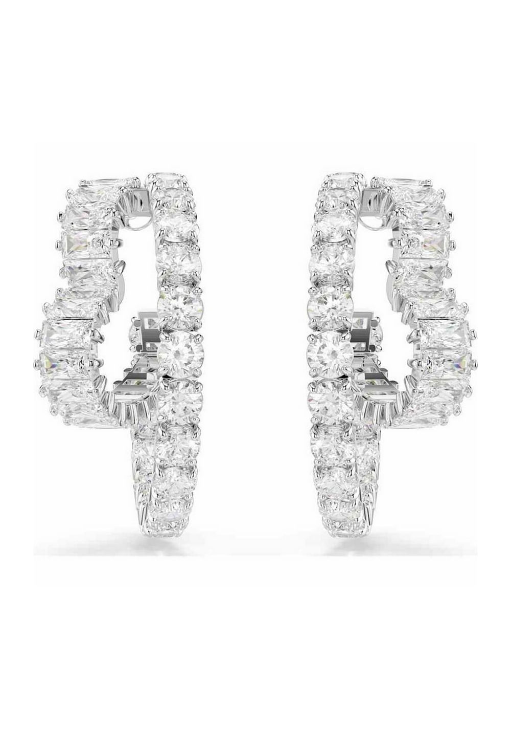 Zarcillos de Aro Matrix Swarovski 2