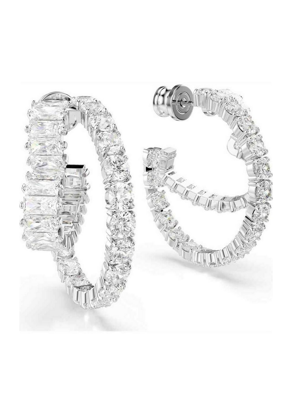 Zarcillos de Aro Matrix Swarovski 3