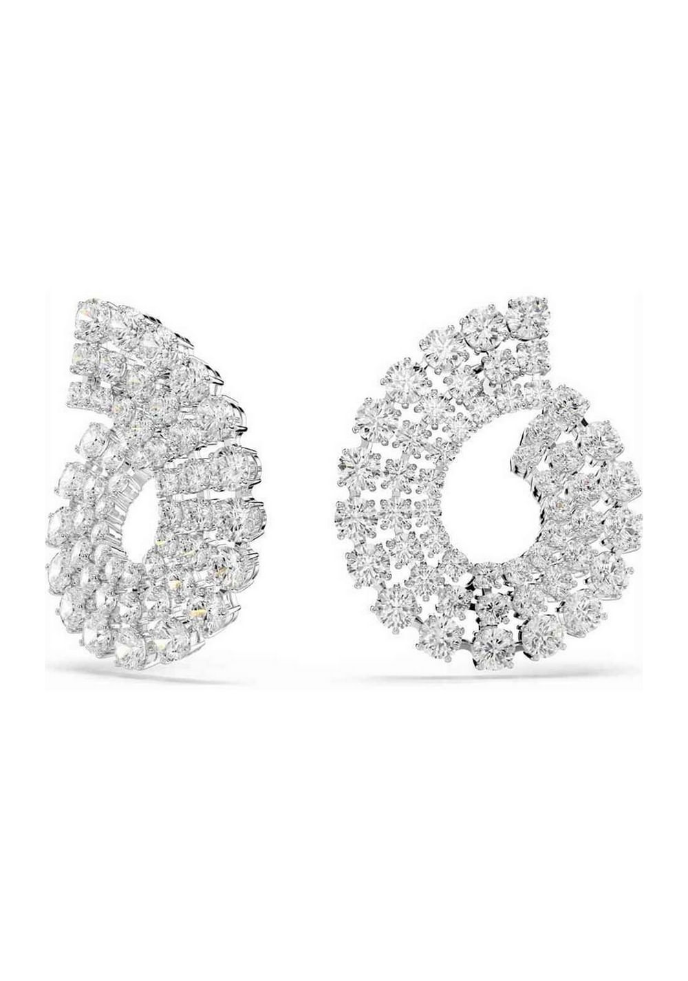 Zarcillos de Aro Matrix Swarovski 2