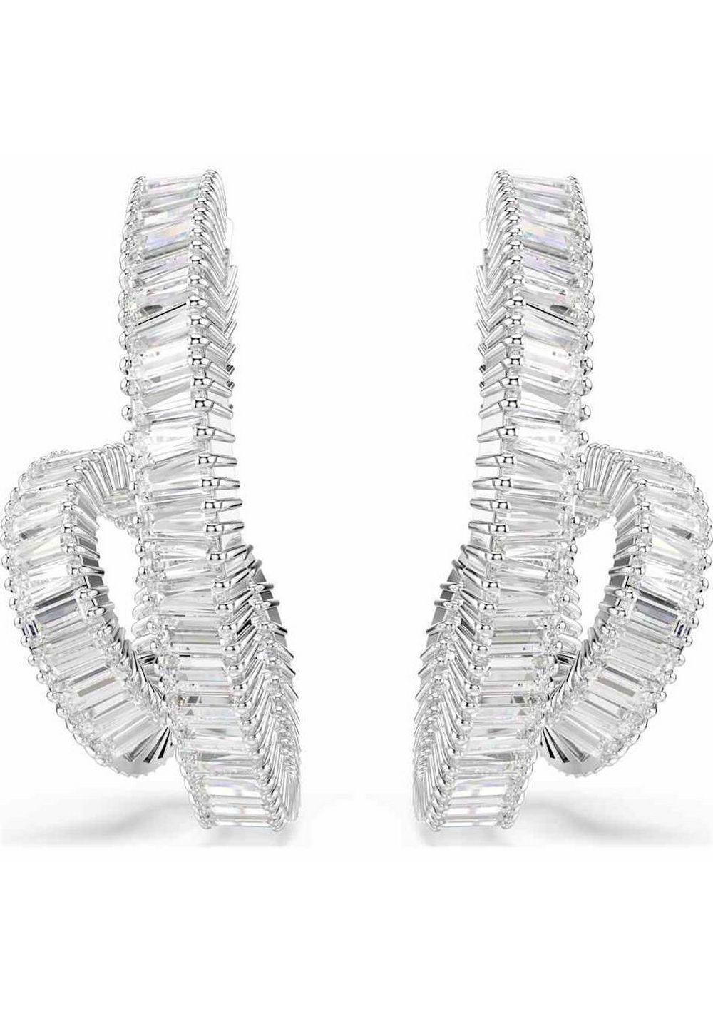 Zarcillos de Aro Matrix Swarovski 2