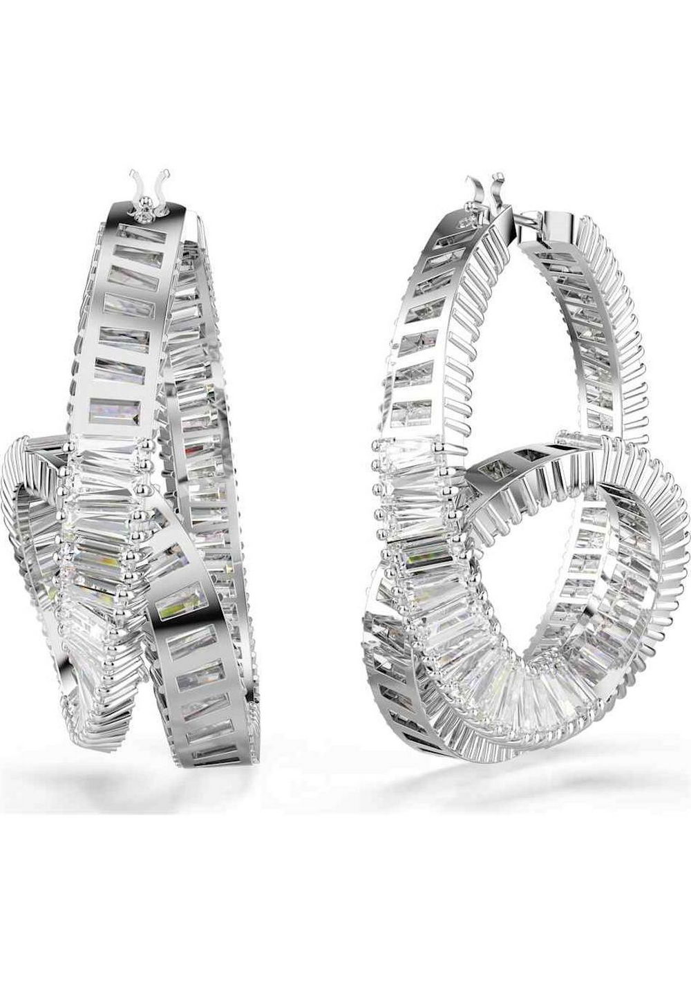 Zarcillos de Aro Matrix Swarovski 4