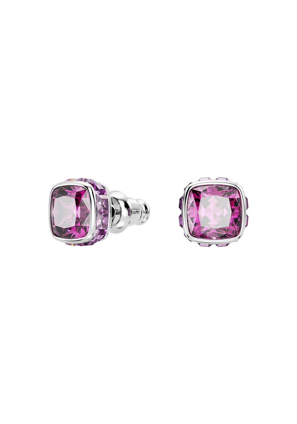 Zarcillos de Botón Birthstone Swarovski 2