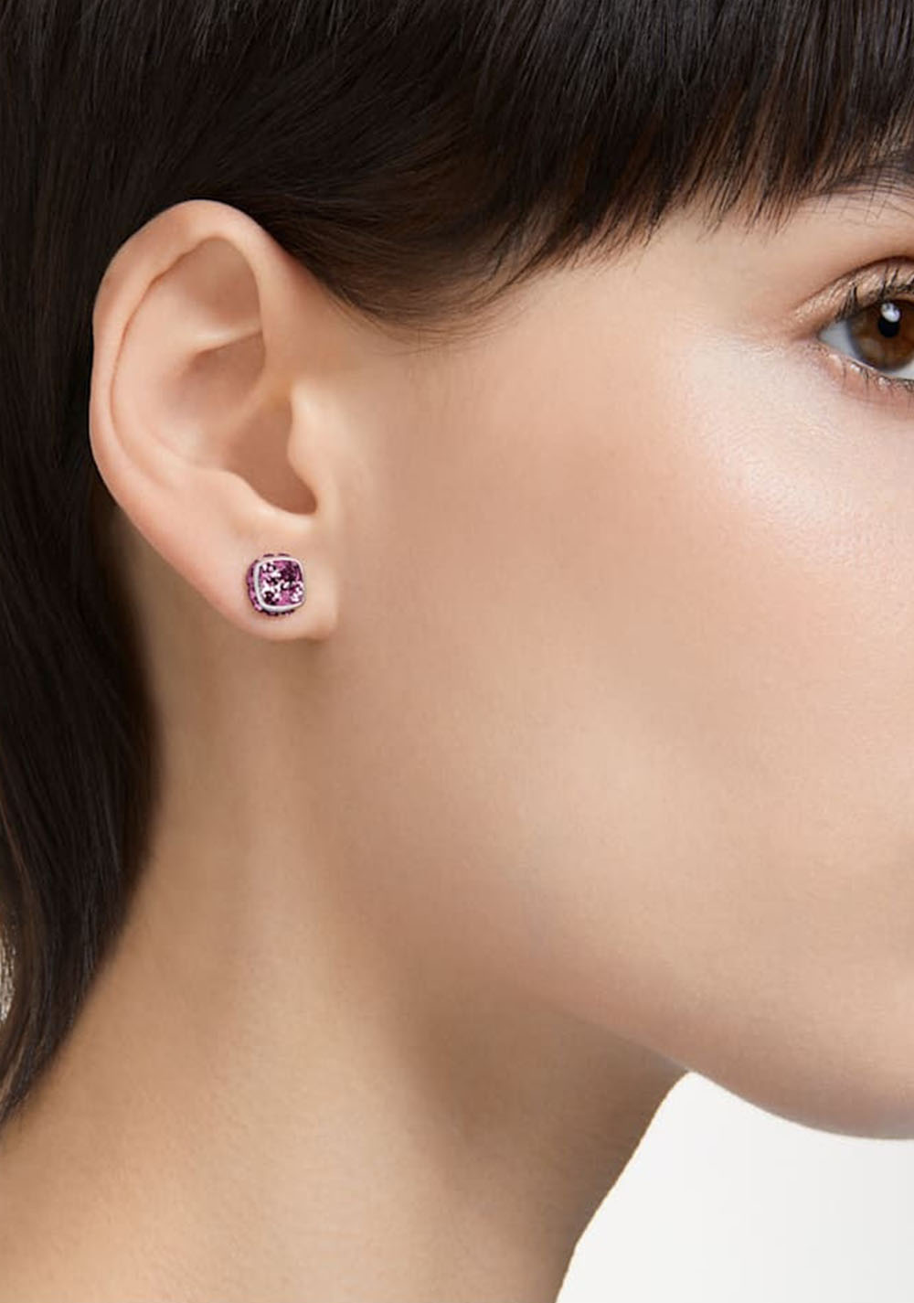 Zarcillos de Botón Birthstone Swarovski 5