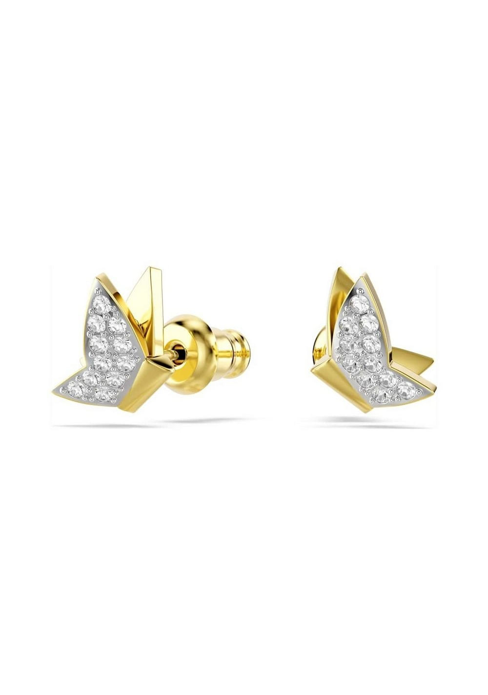 Zarcillos de Botón Idyllia Lilia Mariposas Swarovski 2
