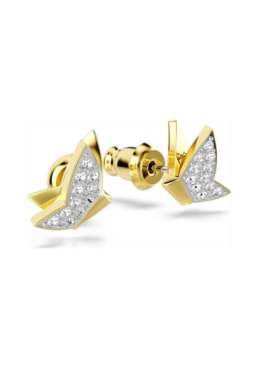 Zarcillos de Botón Idyllia Lilia Mariposas Swarovski 3