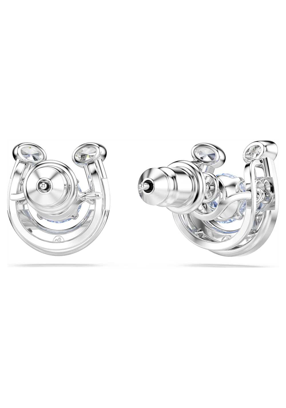 Zarcillos de Botón Symbolica Azul Swarovski 3