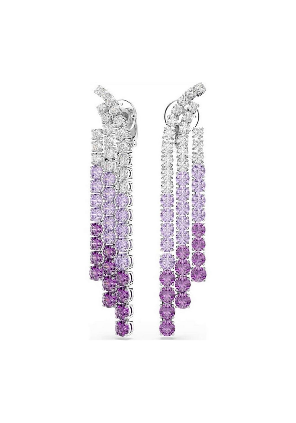 Zarcillos de Clip Matrix Swarovski 2