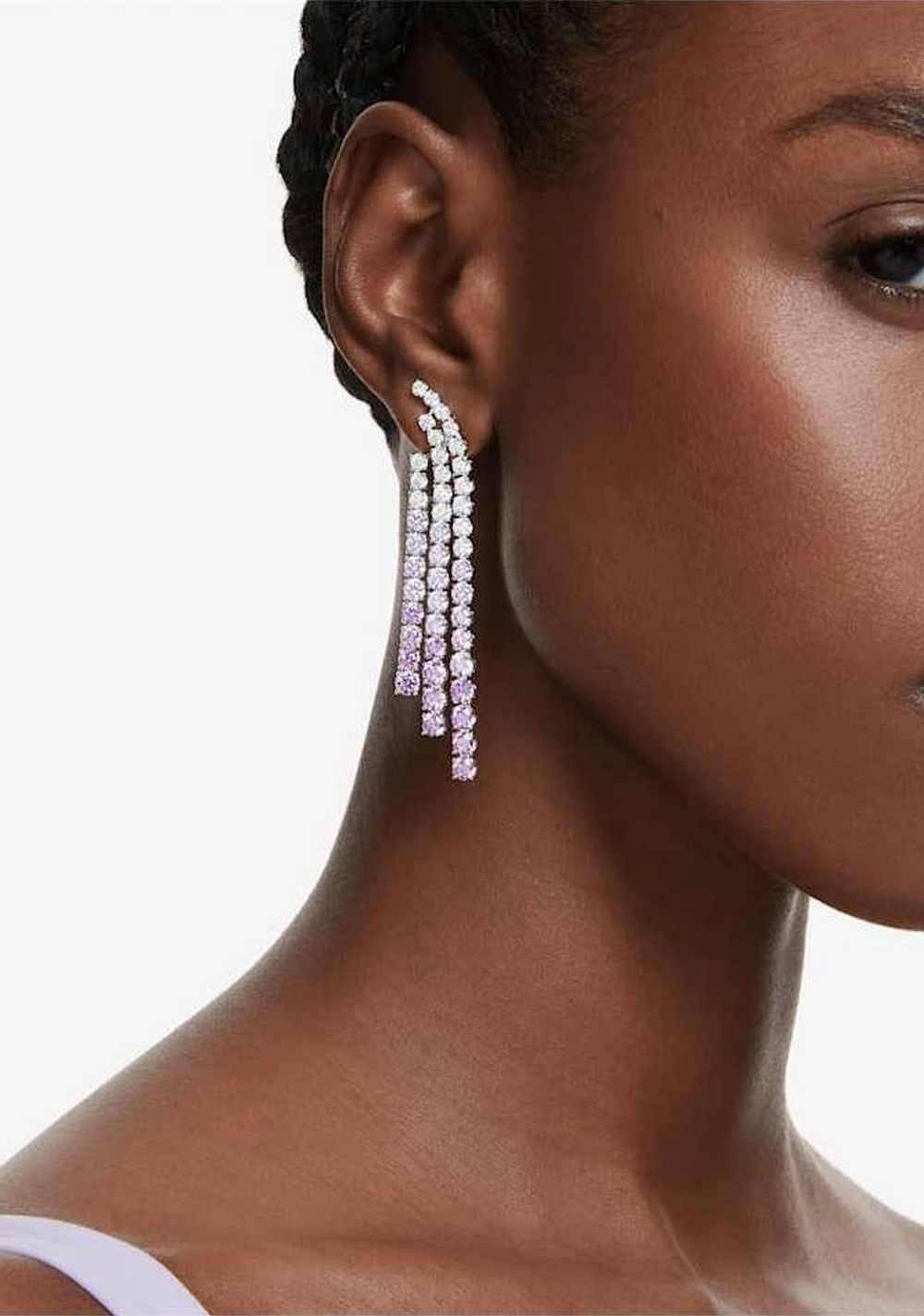 Zarcillos de Clip Matrix Swarovski 5