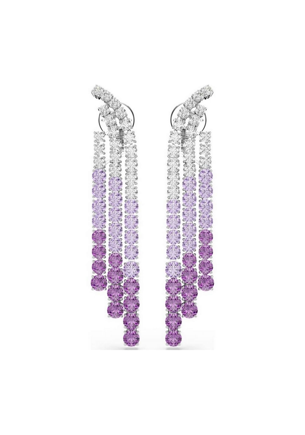 Zarcillos de Clip Matrix Swarovski Imagen Principal