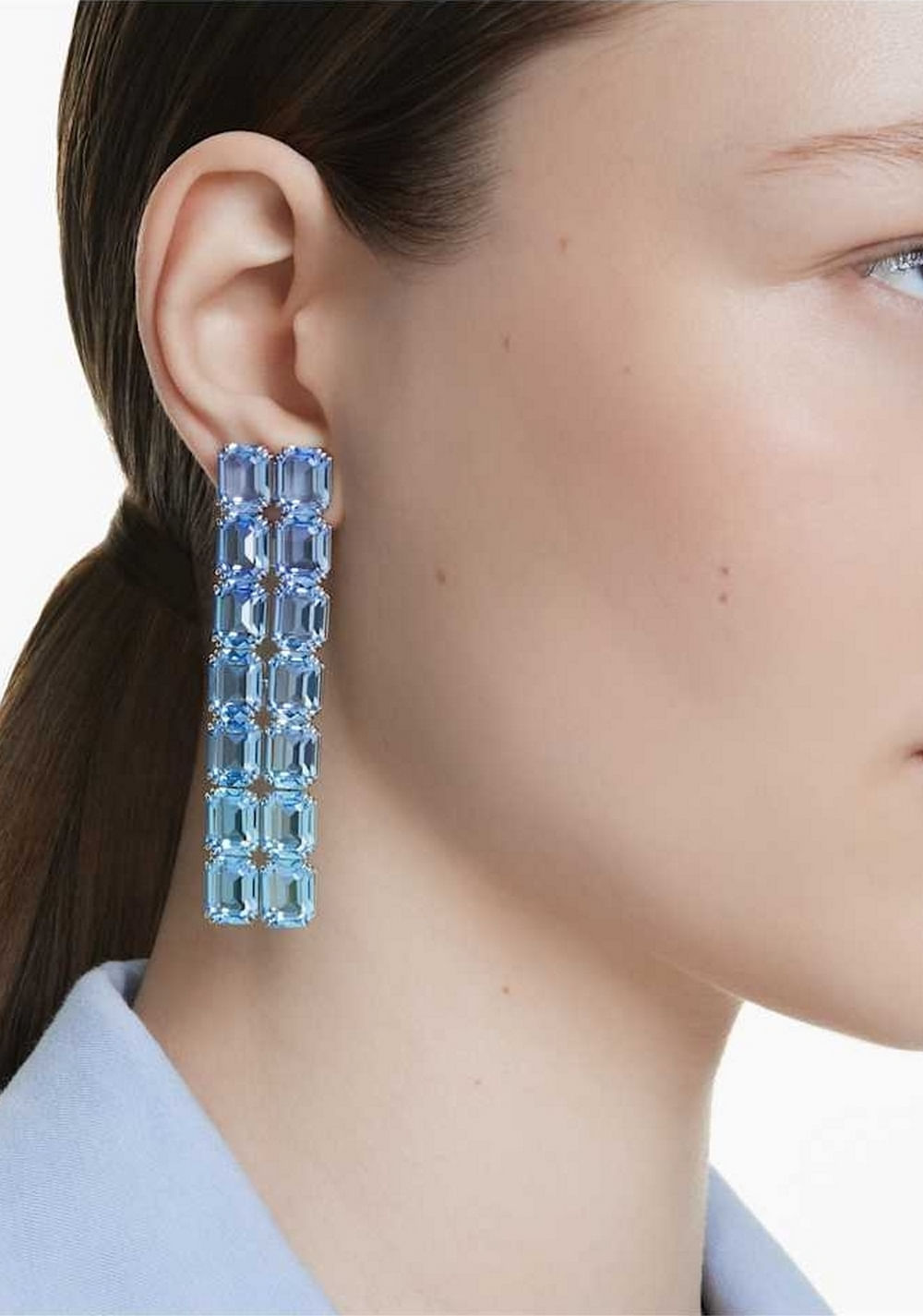 Zarcillos de Clip Millenia Swarovski 5