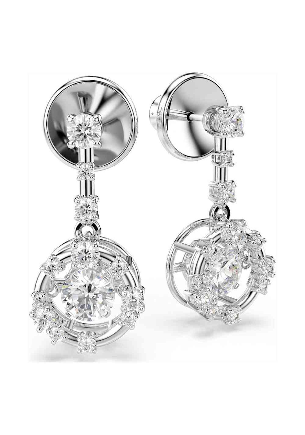 Zarcillos Constella Blanco Swarovski 2