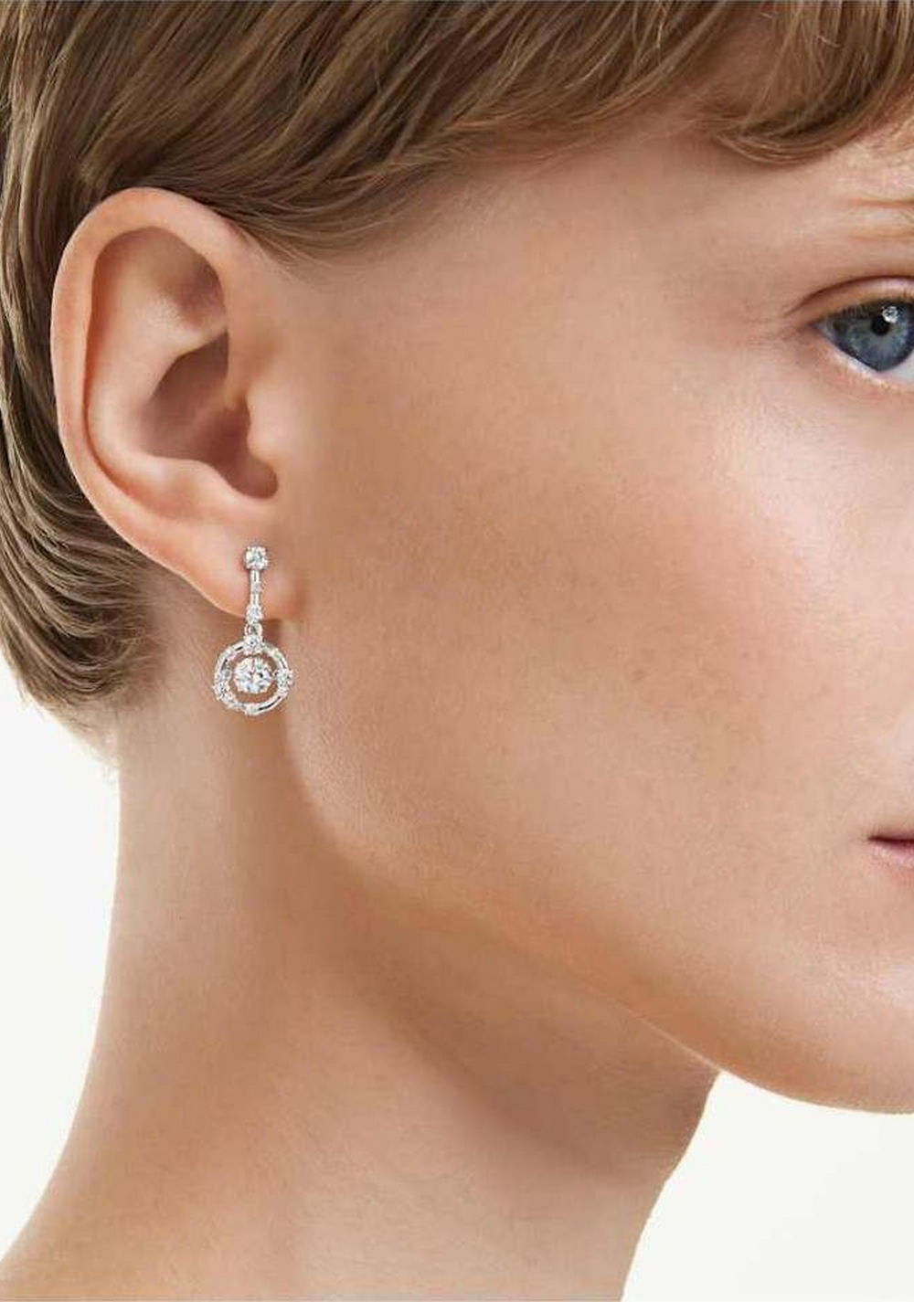 Zarcillos Constella Blanco Swarovski 4
