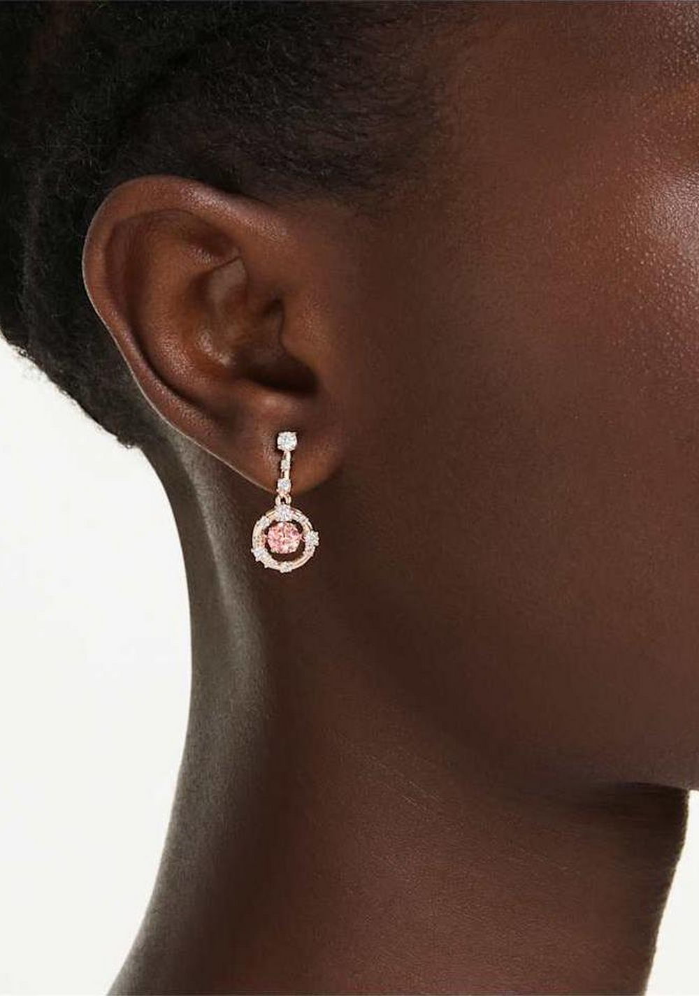 Zarcillos Constella Rosa Swarovski 4