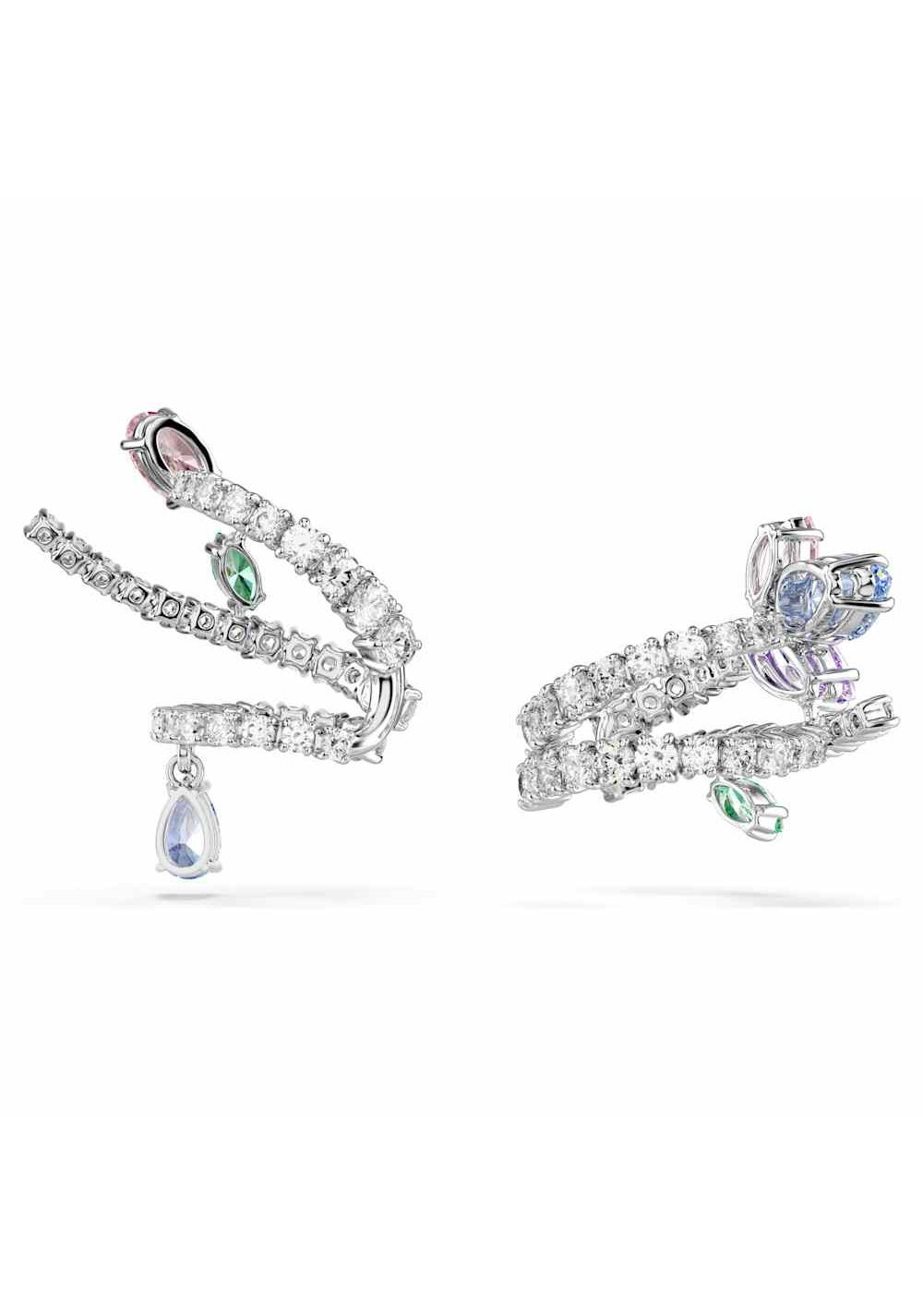 Zarcillos Ear Cuff Ariana Grande X Multicolor Swarovski 3