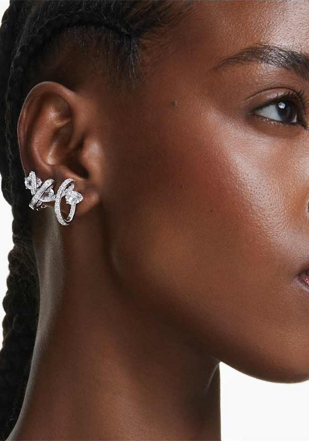 Zarcillos Ear Cuff Hyperbola Swarovski 5
