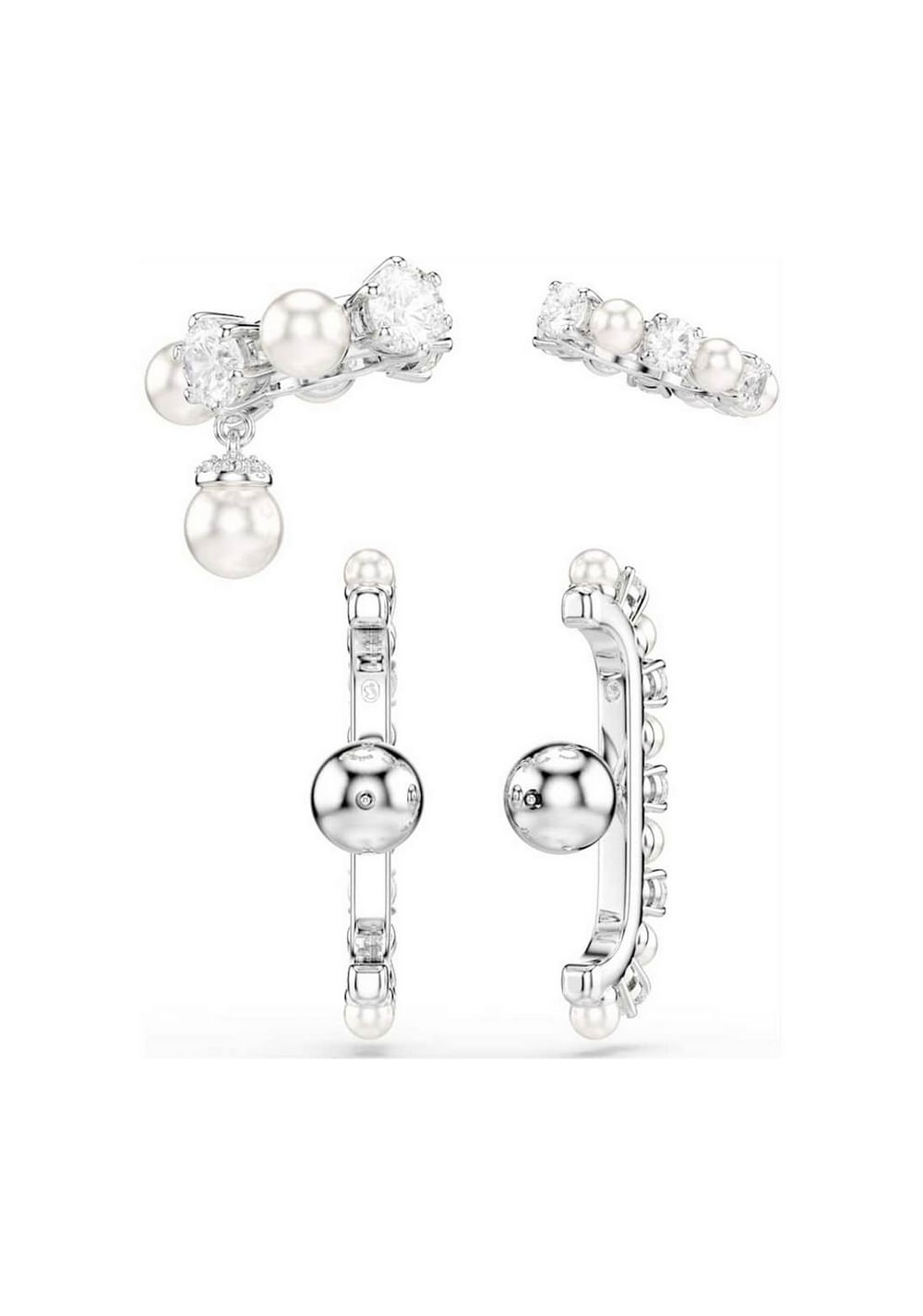 Zarcillos Ear Cuff Matrix Set Swarovski 6