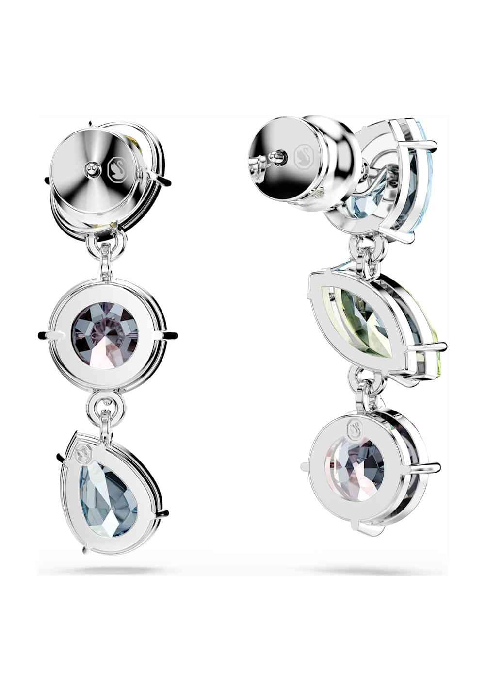 Zarcillos Gema Diseño Asimétrico Swarovski 4