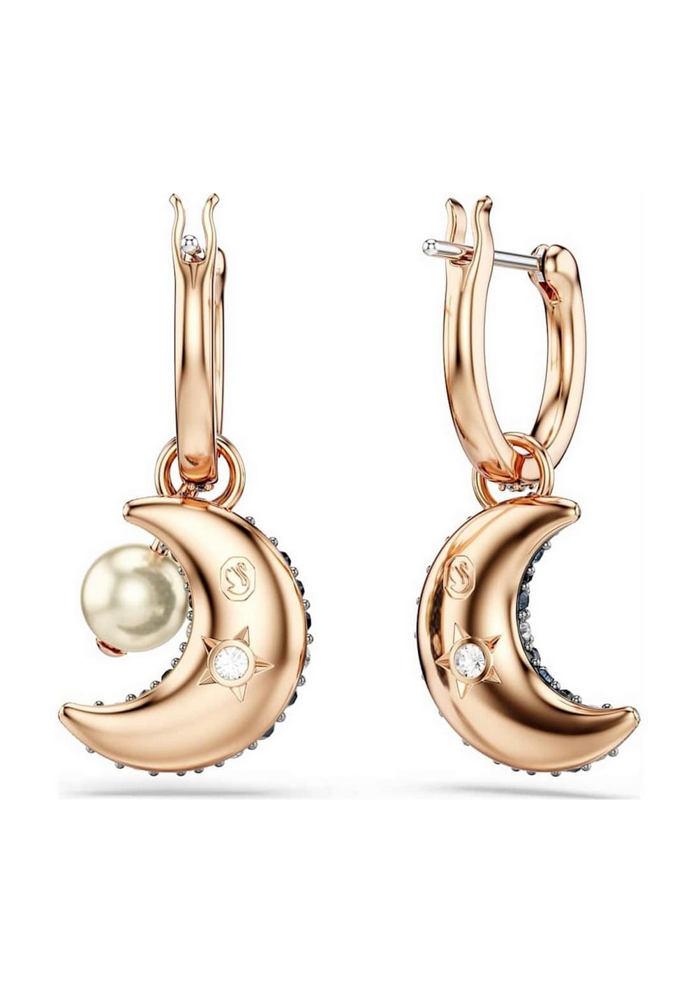Zarcillos Luna Perla de Cristal Swarovski 4