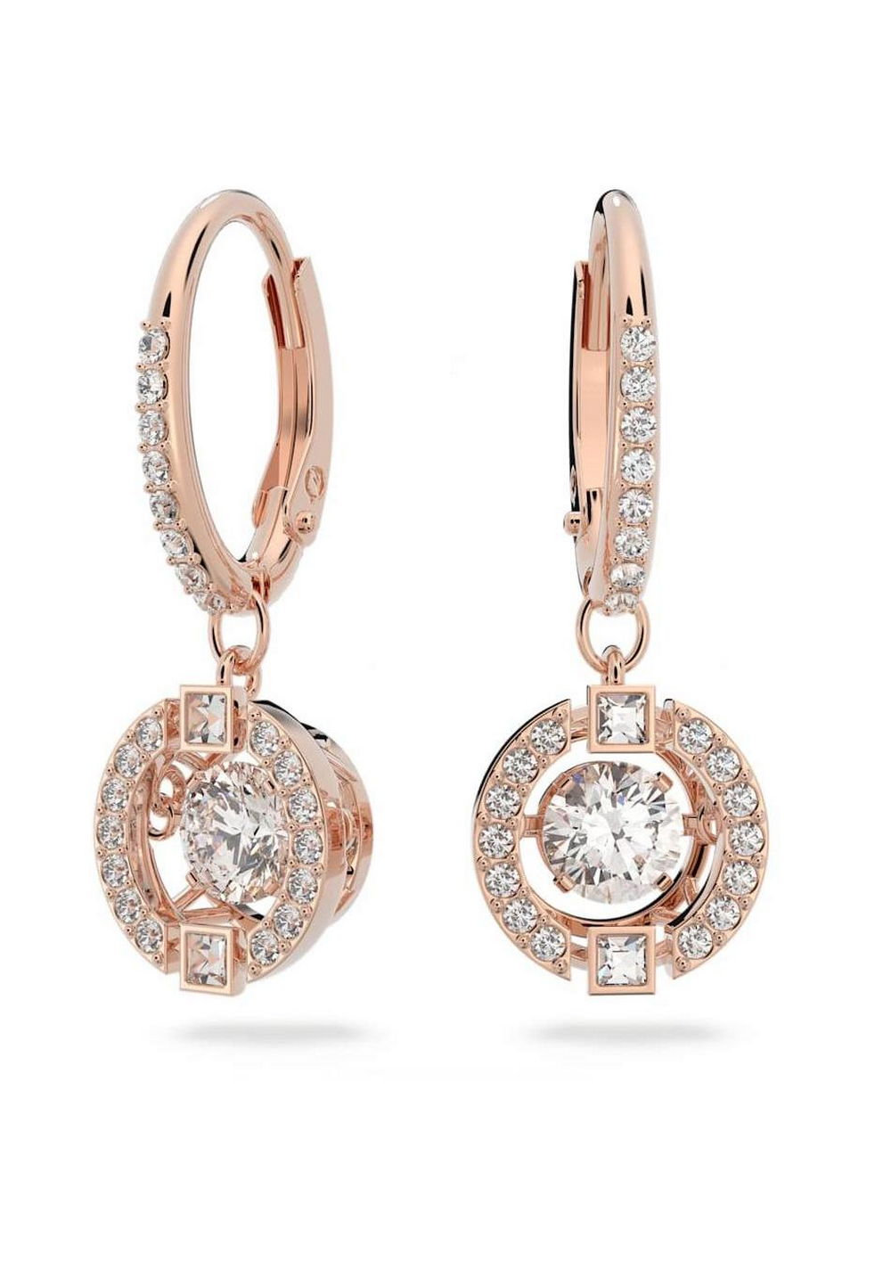 Zarcillos una Swarovski